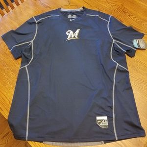 Milw Brewers Nike Dri Fit Shirt